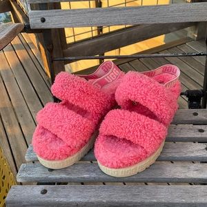 UGG Women's Oh Fluffita in Pink Rose Size 10